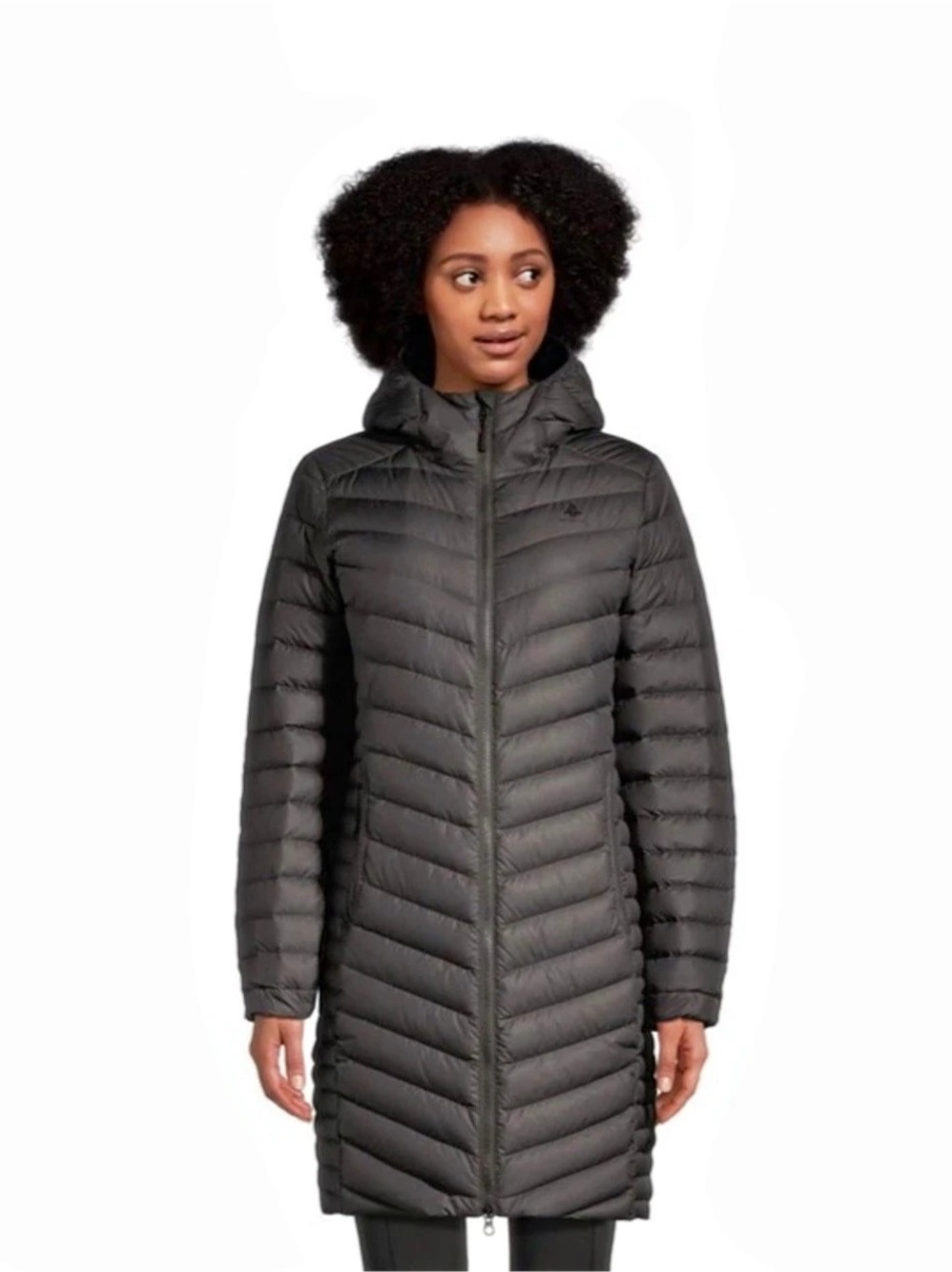 Woods Women's Bennington mid 3.0 Down Insulated Puffy Jacket Black outdoors